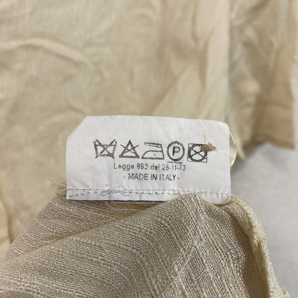 HERNO　ヘルノ　半袖シャツ　ベージュ　45サイズ メンズ 古着