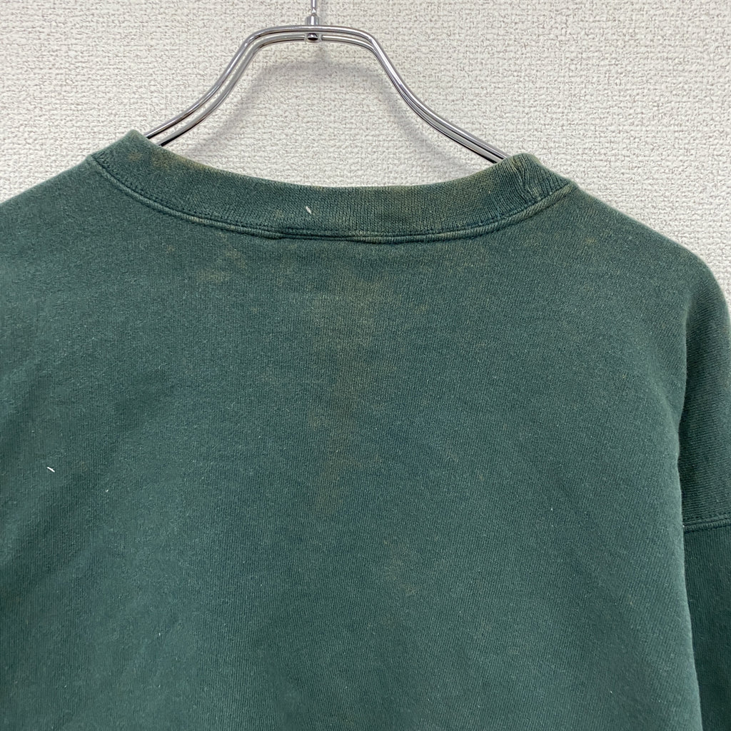NIKE　ナイキ　スウェット/トレーナー　スウッシュ　緑　グリーン　Mサイズ　古着