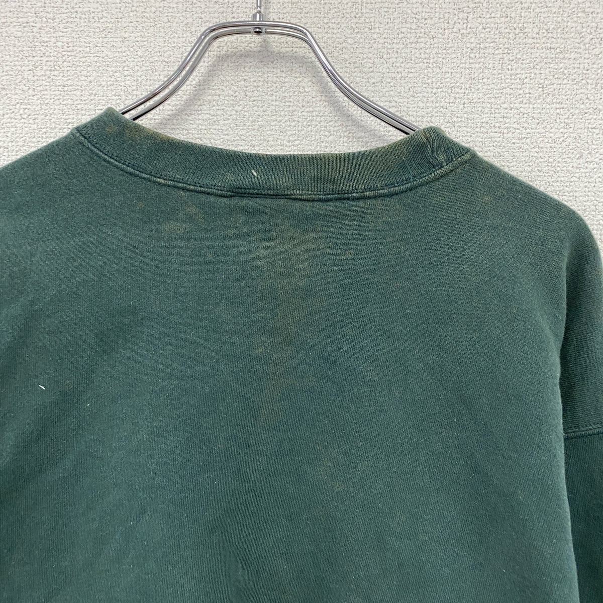 NIKE　ナイキ　スウェット/トレーナー　スウッシュ　緑　グリーン　Mサイズ　古着