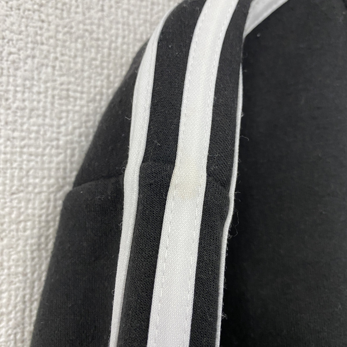 adidas　アディダス　ジャージセットアップ　トラックジャケット　トラックパンツ　黒　ブラック　Mサイズ　古着