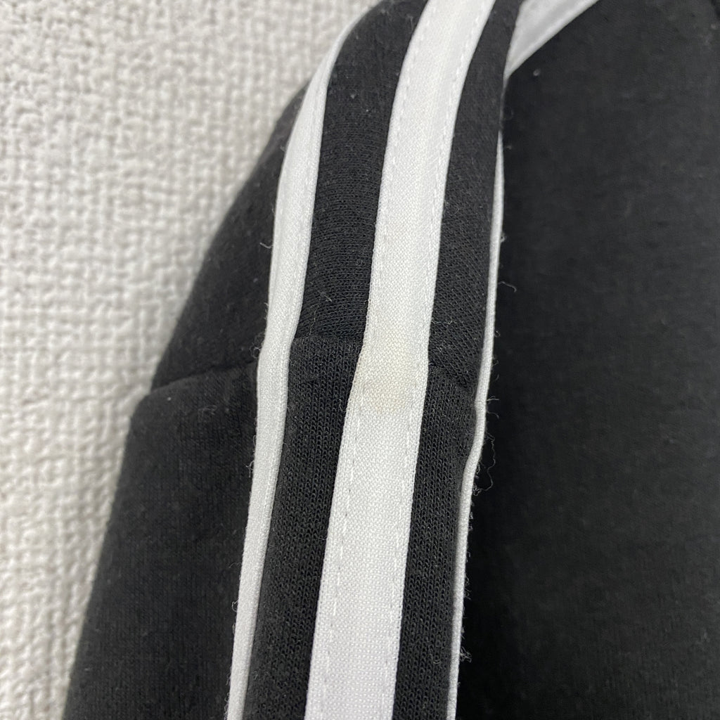 adidas　アディダス　ジャージセットアップ　トラックジャケット　トラックパンツ　黒　ブラック　Mサイズ　古着