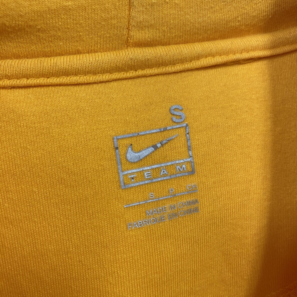 NIKE　ナイキ　フルジップスウェットパーカー/フーディー　黄色　イエロー　Sサイズ　古着