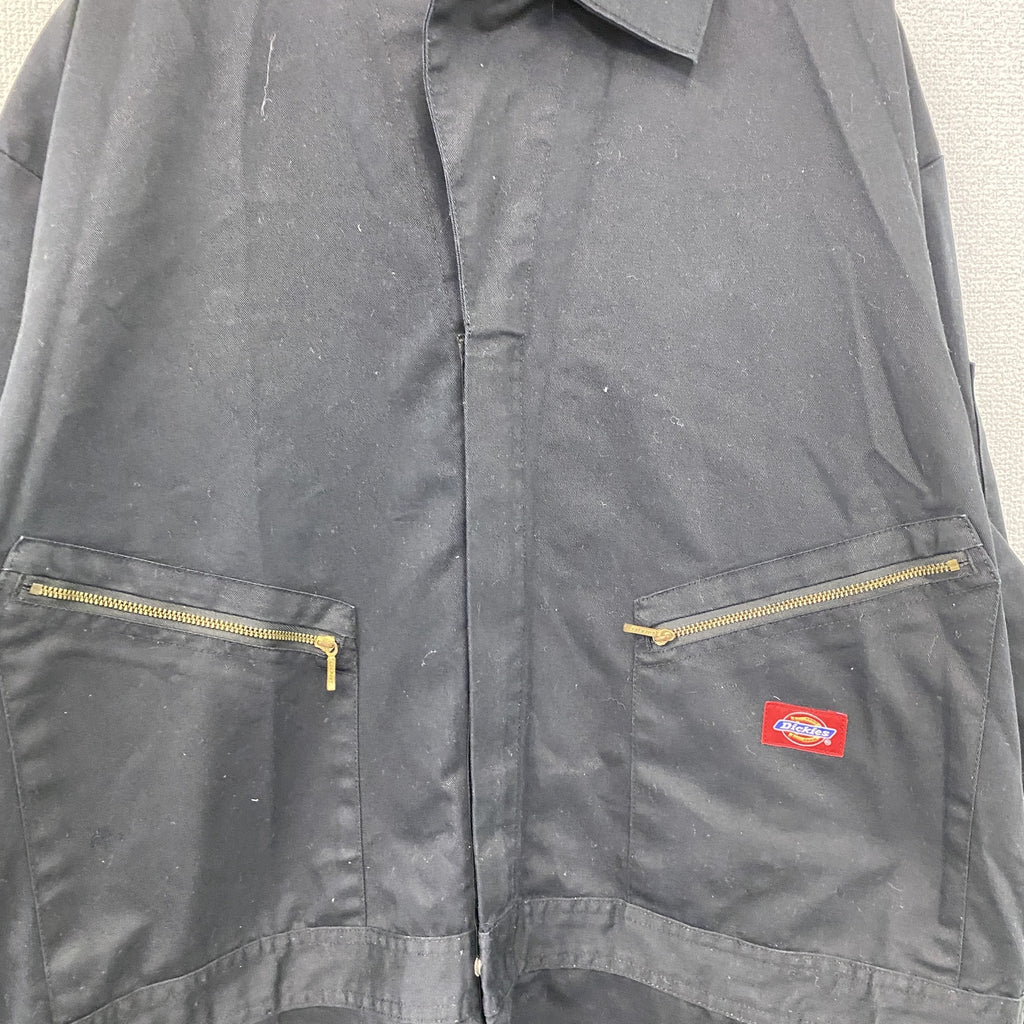 Dickies　ディッキーズ　オーバーオール/つなぎ　黒　ブラック　XLサイズ　古着