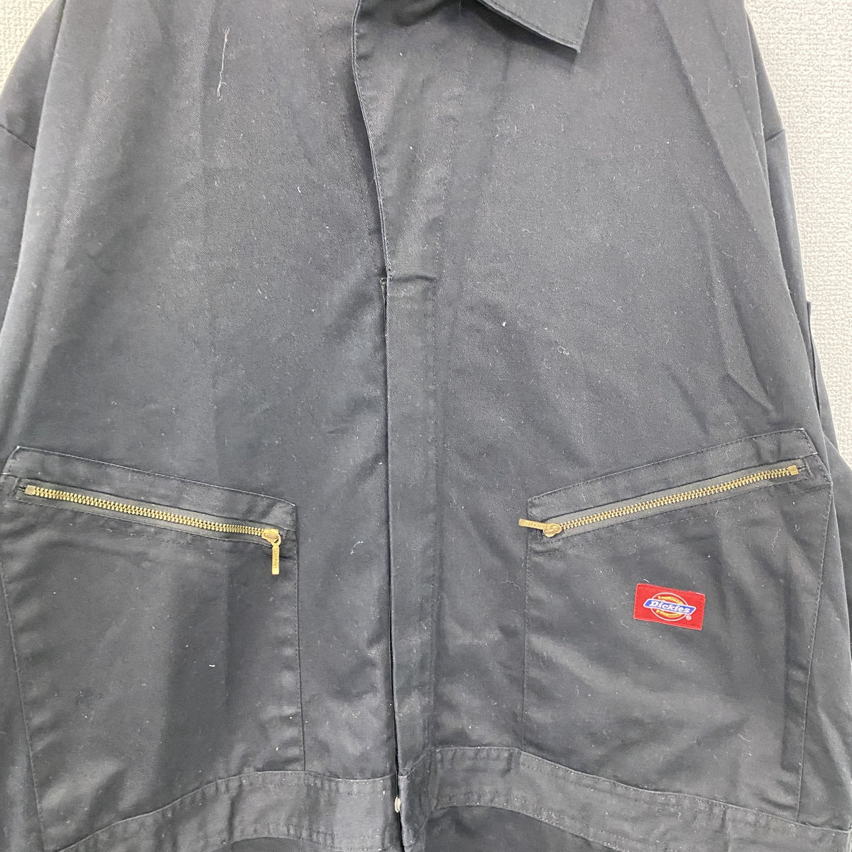 Dickies　ディッキーズ　オーバーオール/つなぎ　黒　ブラック　XLサイズ　古着