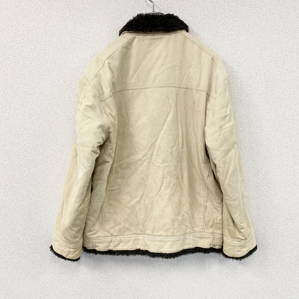 ABUR AYSIA　コーデュロイジャケット　ベージュ　Lサイズ　古着
