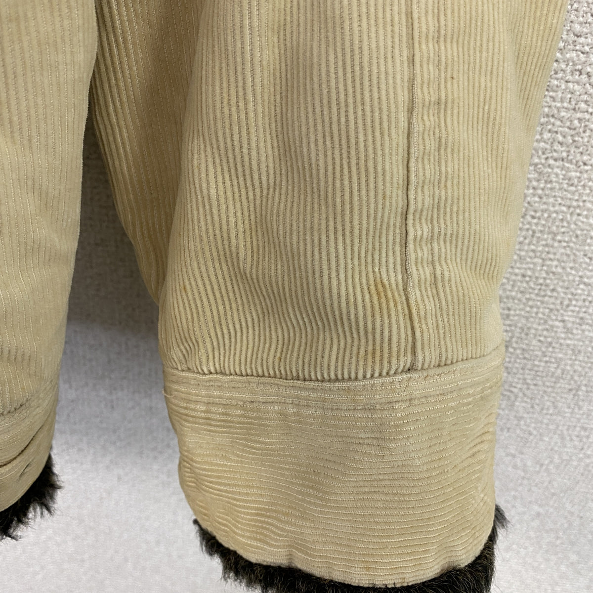 ABUR AYSIA　コーデュロイジャケット　ベージュ　Lサイズ　古着