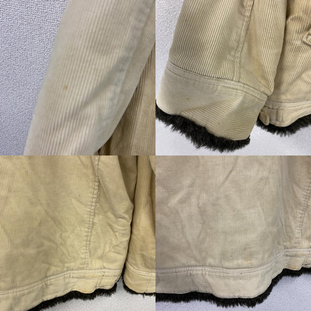 ABUR AYSIA　コーデュロイジャケット　ベージュ　Lサイズ　古着