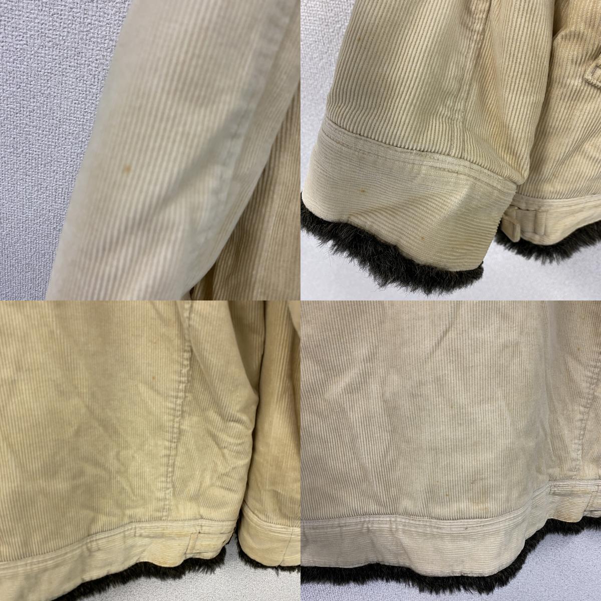 ABUR AYSIA　コーデュロイジャケット　ベージュ　Lサイズ　古着