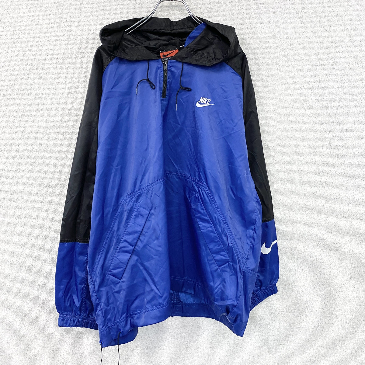 NIKE　ないき　フルジップパーカー　青　ブルー　XLサイズ　古着