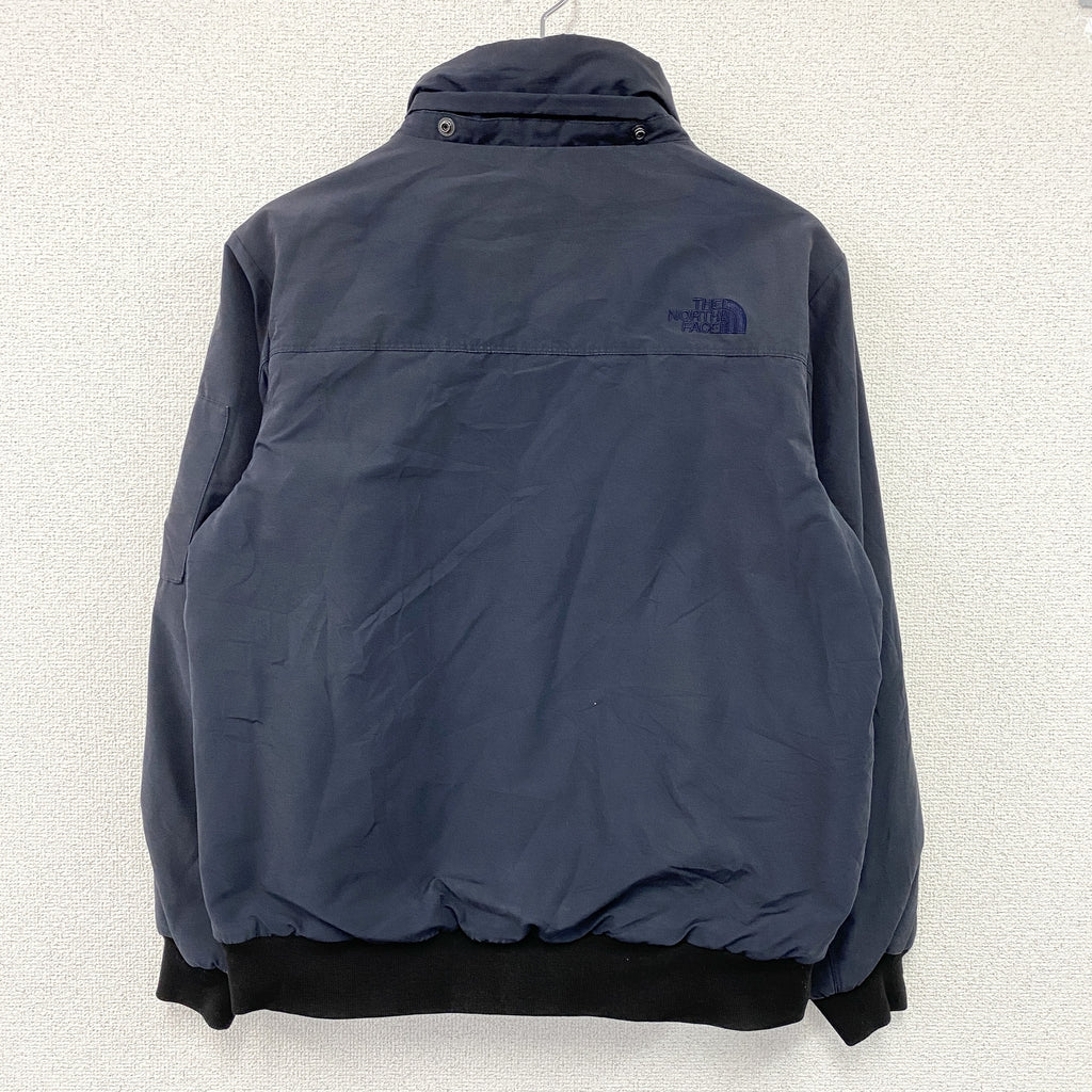 THE NORTH FACE　ノースフェイス　フルジップブルゾン　紺　ネイビー　Sサイズ メンズ ポリエステル コットン 古着