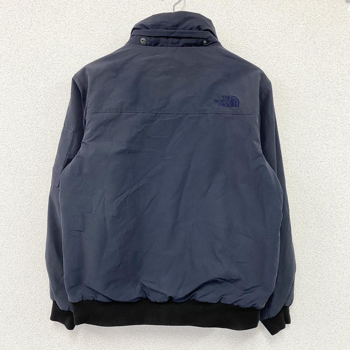 THE NORTH FACE　ノースフェイス　フルジップブルゾン　紺　ネイビー　Sサイズ メンズ ポリエステル コットン 古着