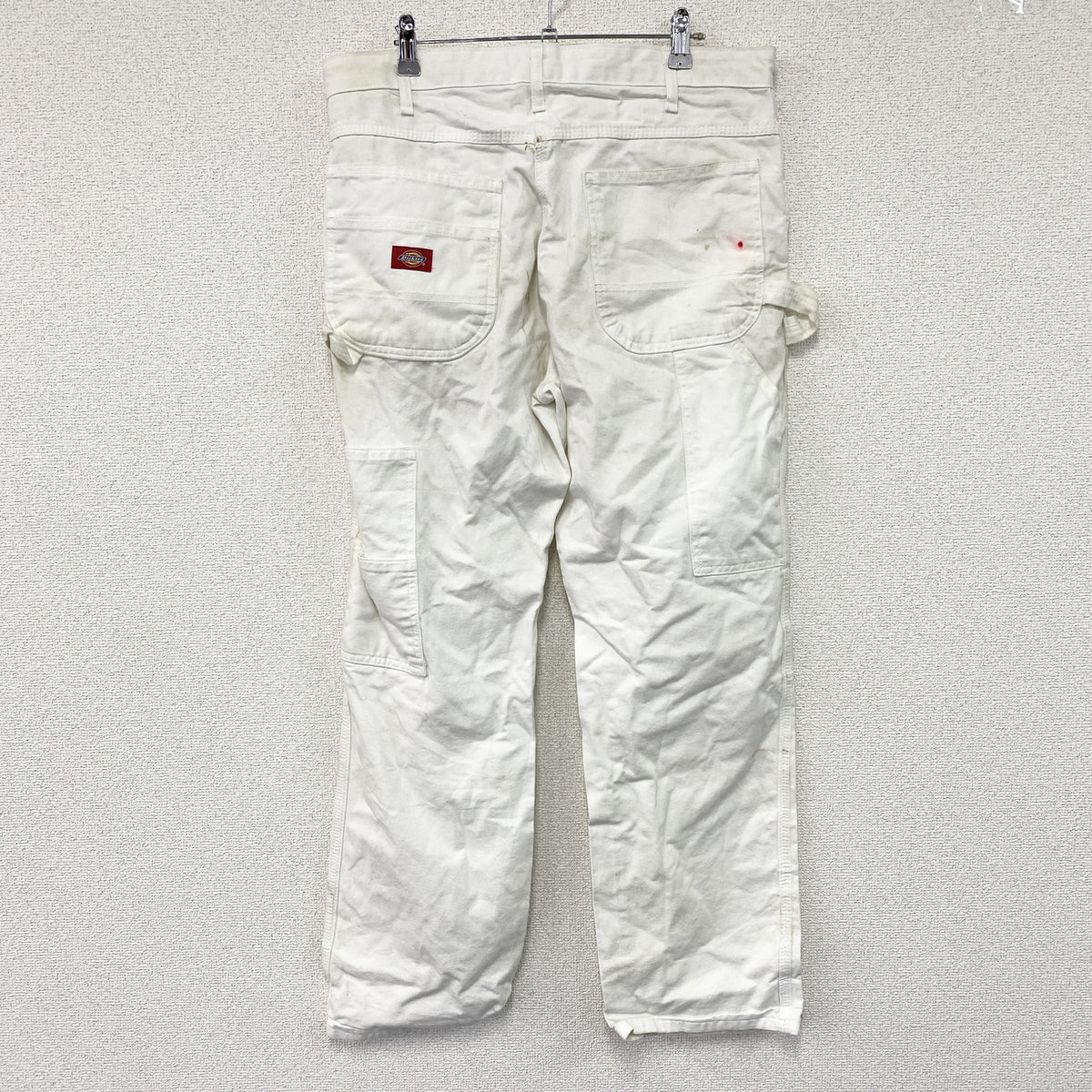 Dickies　ディッキーズ　ペインターパンツ　ジップフライ　白　ホワイト　W34サイズ　古着