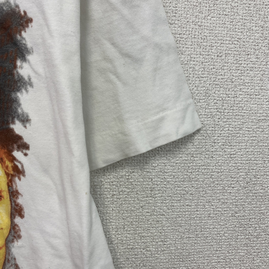 FRUIT OF THE LOOM　BON JOVI　ボンジョビ　半袖プリントTシャツ　バンT　シングルステッチ　ヴィンテージ　白　ホワイト　Mサイズ　古着