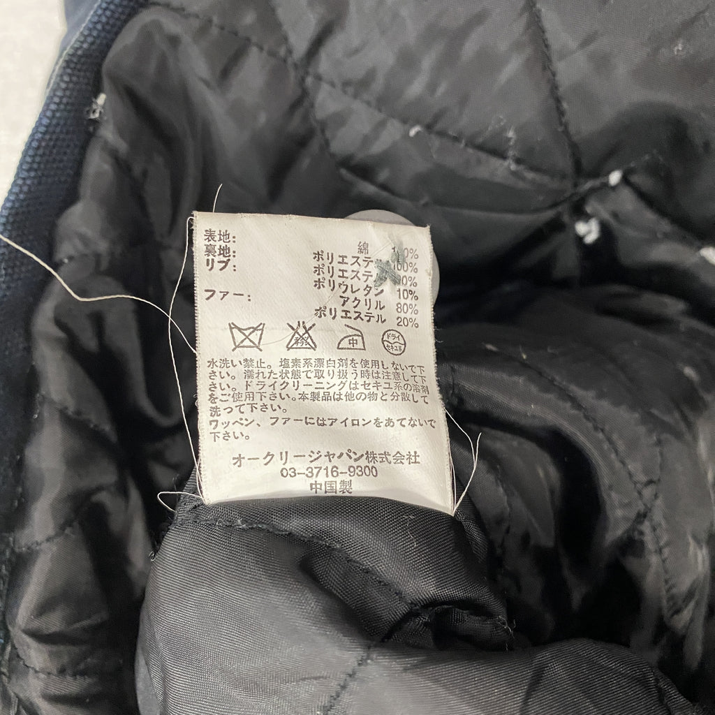 OAKLEY　オークリー　ミリタリージャケット　紺　ネイビー　Mサイズ　古着