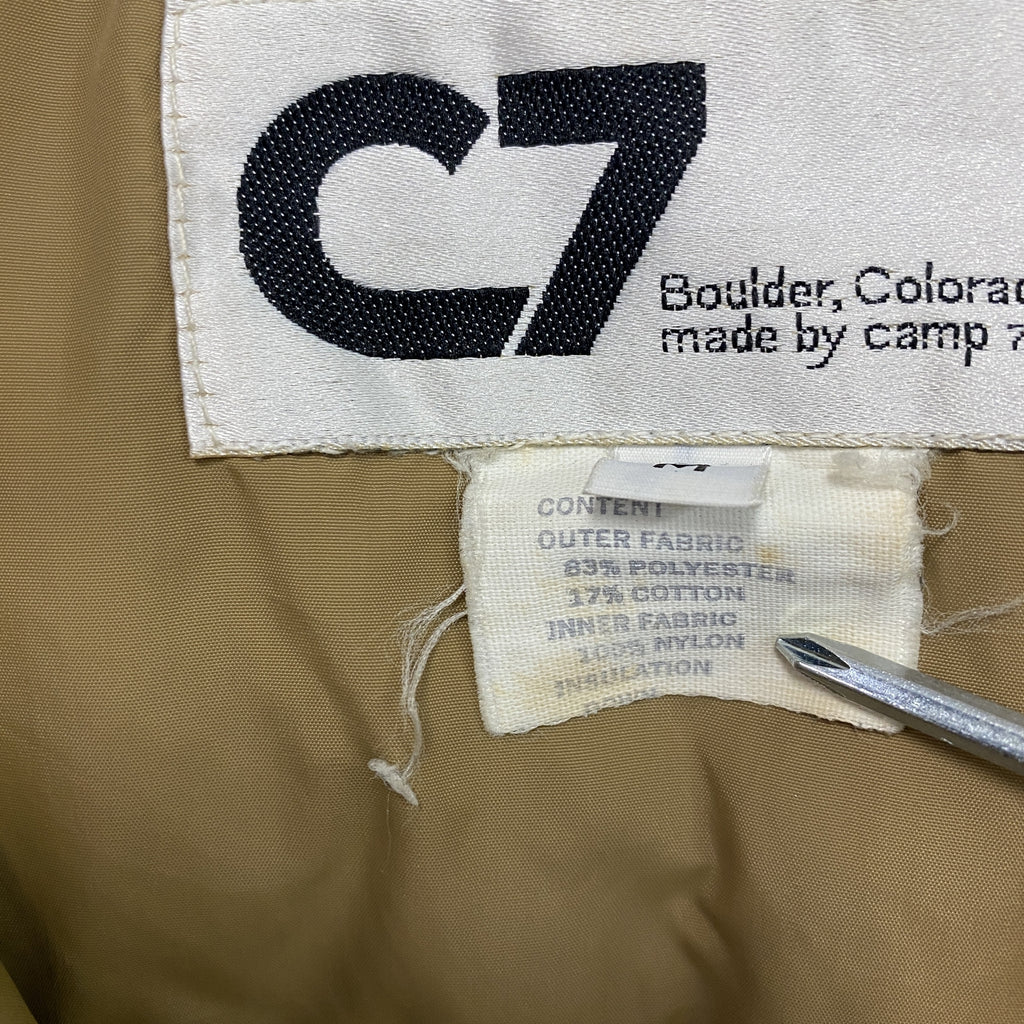 Camp7　キャンプセブン　ダウンジャケット　紺　ネイビー　Mサイズ　古着