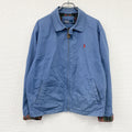 Polo by Ralph Lauan　ラルフローレン　スイングトップ　刺ロゴ　青　ブルー　Lサイズ　古着