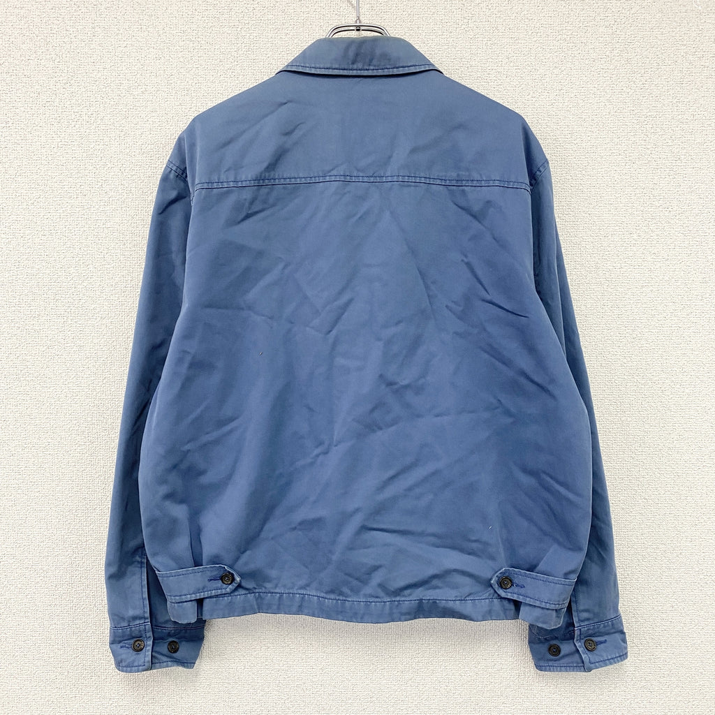 Polo by Ralph Lauan　ラルフローレン　スイングトップ　刺ロゴ　青　ブルー　Lサイズ　古着