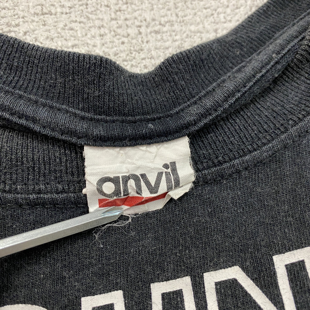 Anvil　アンビル　半袖プリントTシャツ　黒　ブラック　Mサイズ　古着