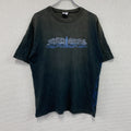 Crazy shirt　半袖プリントTシャツ　黒　ブラック　Mサイズ カットソー メンズ コットン 古着