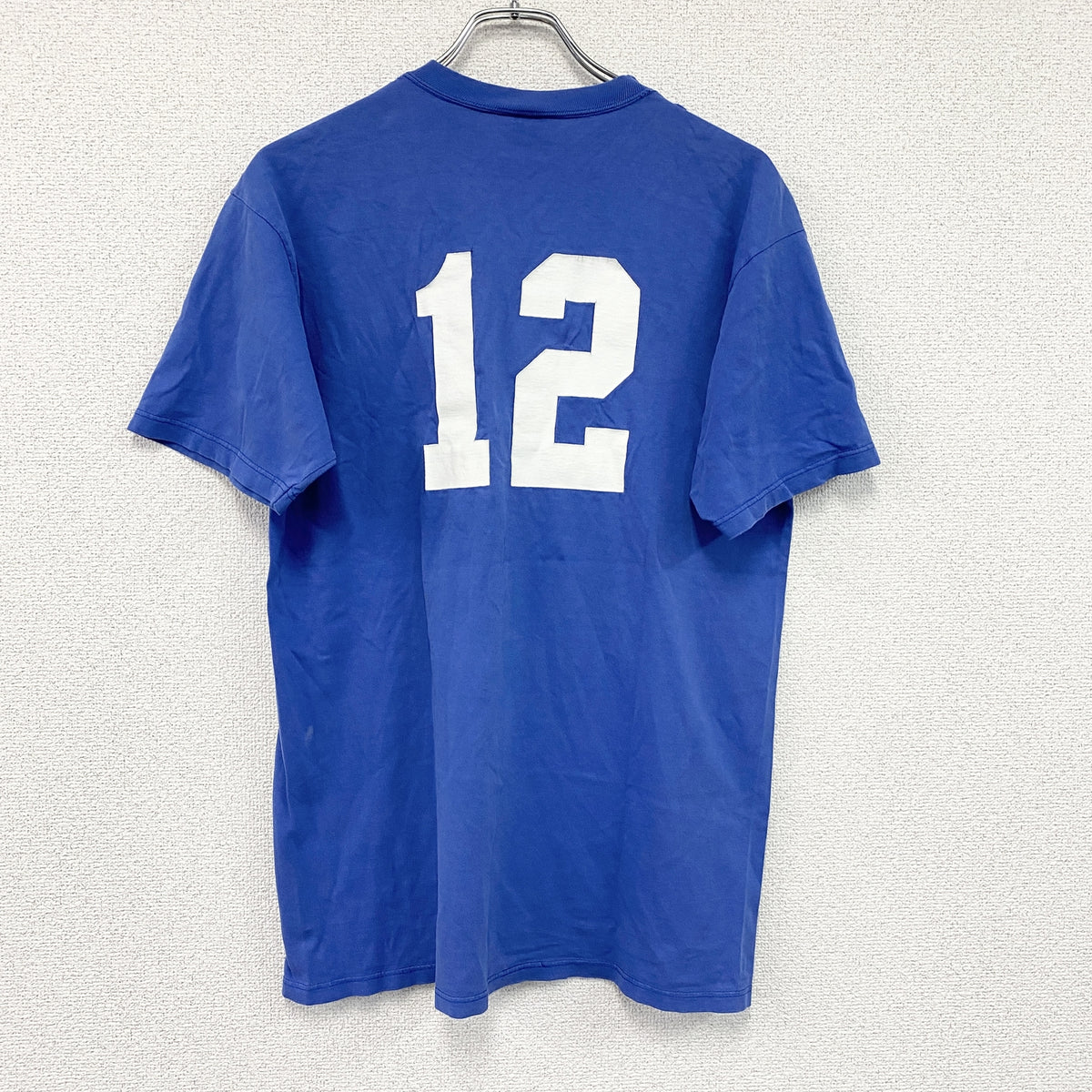RUSSELL ATHLETIC　ラッセルアスレチック　半袖プリントTシャツ　青　ブルー　Lサイズ　古着
