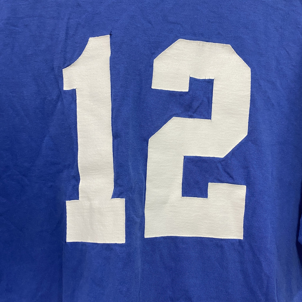 RUSSELL ATHLETIC　ラッセルアスレチック　半袖プリントTシャツ　青　ブルー　Lサイズ　古着