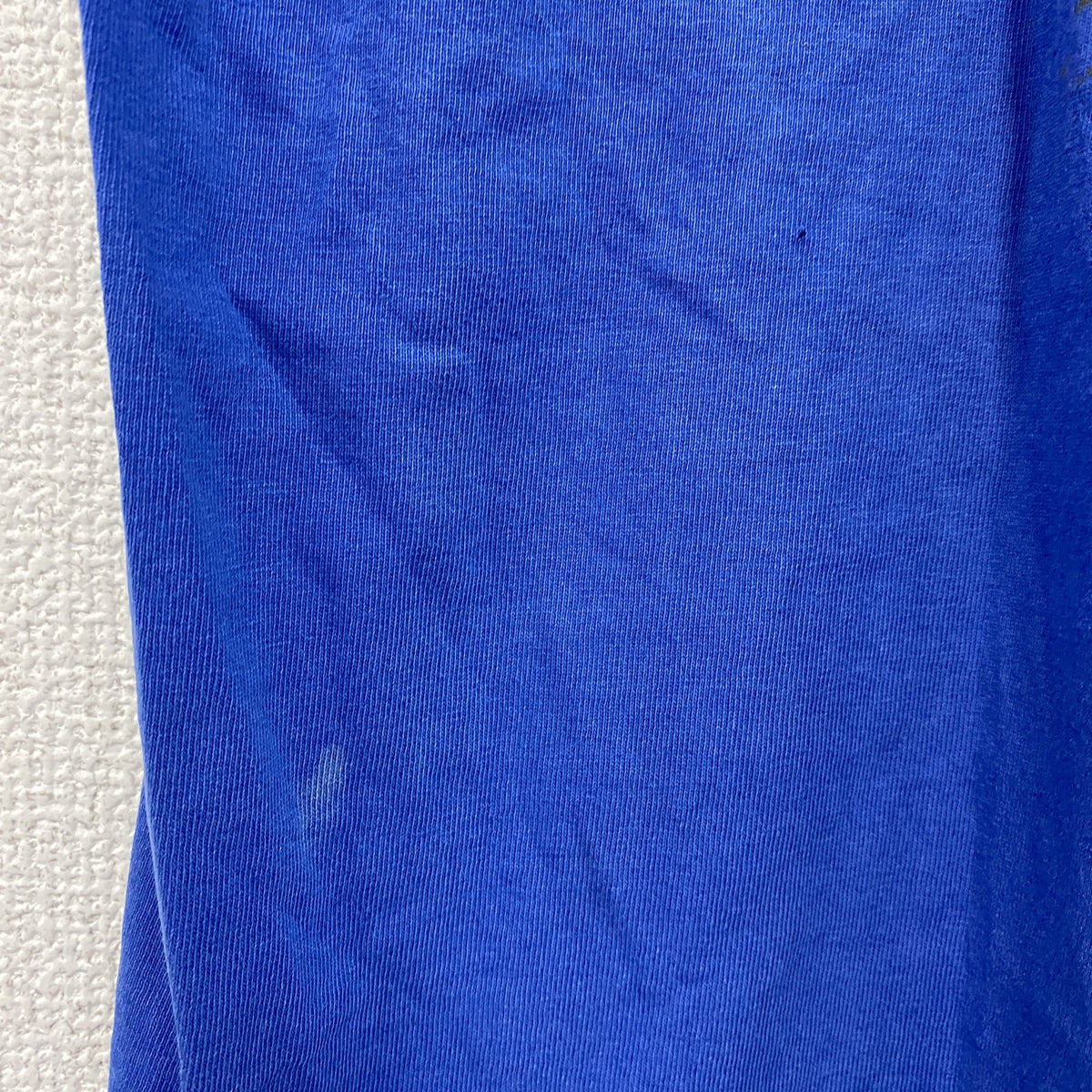 RUSSELL ATHLETIC　ラッセルアスレチック　半袖プリントTシャツ　青　ブルー　Lサイズ　古着