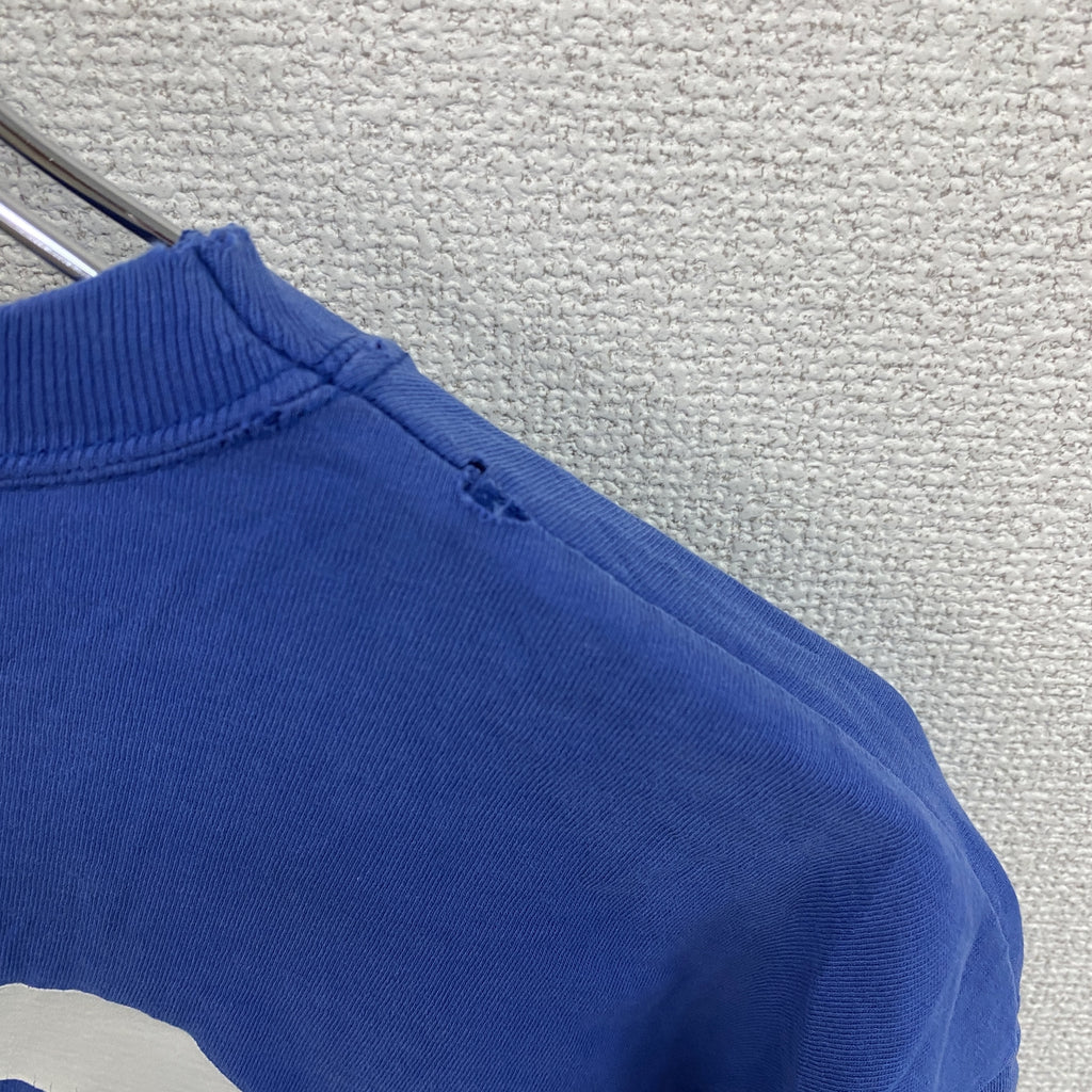RUSSELL ATHLETIC　ラッセルアスレチック　半袖プリントTシャツ　青　ブルー　Lサイズ　古着
