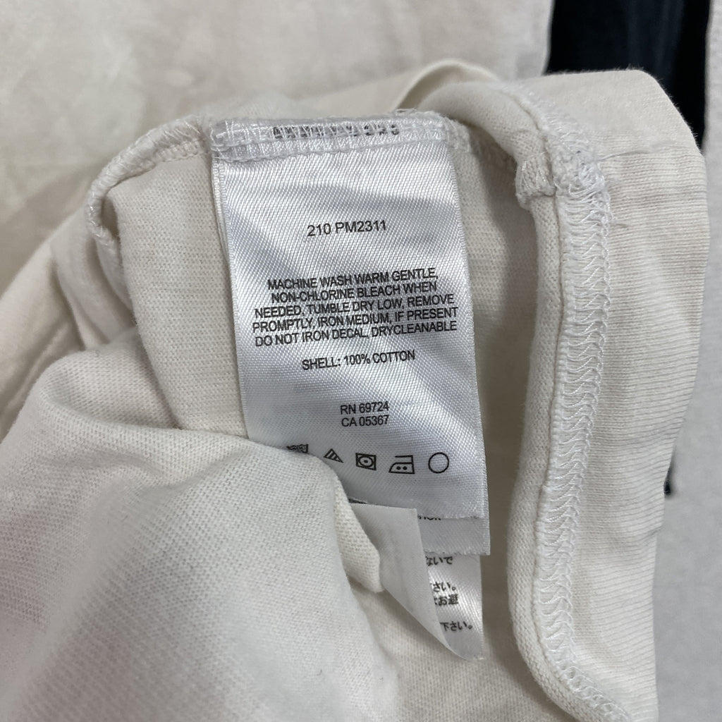 Columbia　コロンビア　長袖Tシャツ/ロンT　ラグラン　白　ホワイト　　黒　ブラック　Lサイズ　古着