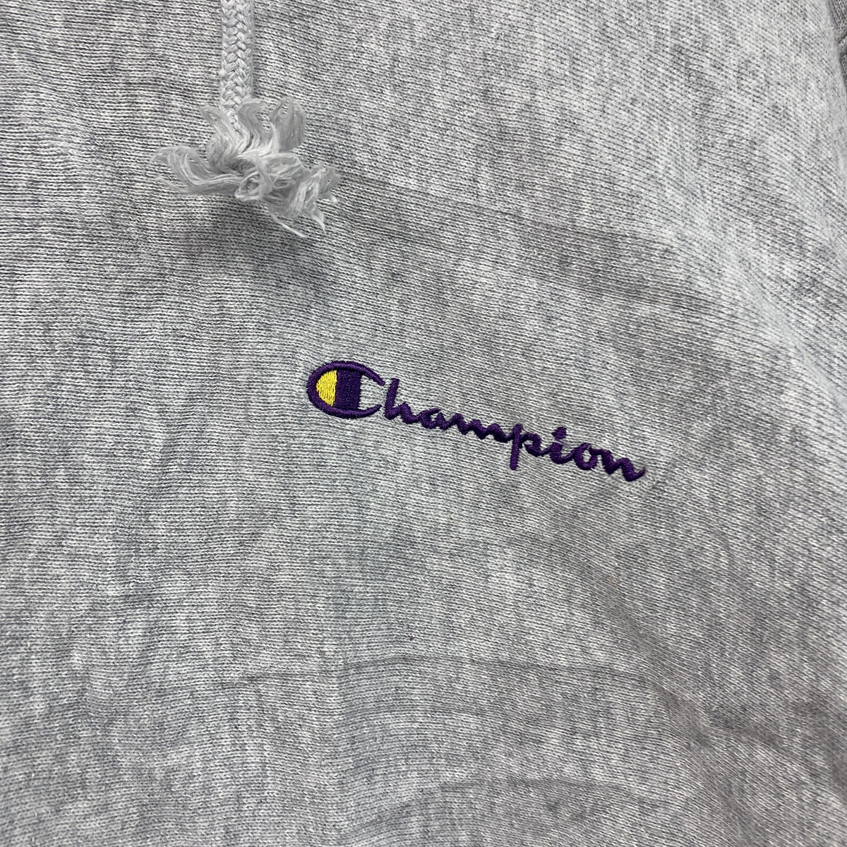 Champion　チャンピオン　リバースウィーブ　スウェットパーカー/フーディー　グレー　Lサイズ トレーナー スウェットトップス フード付き 古着