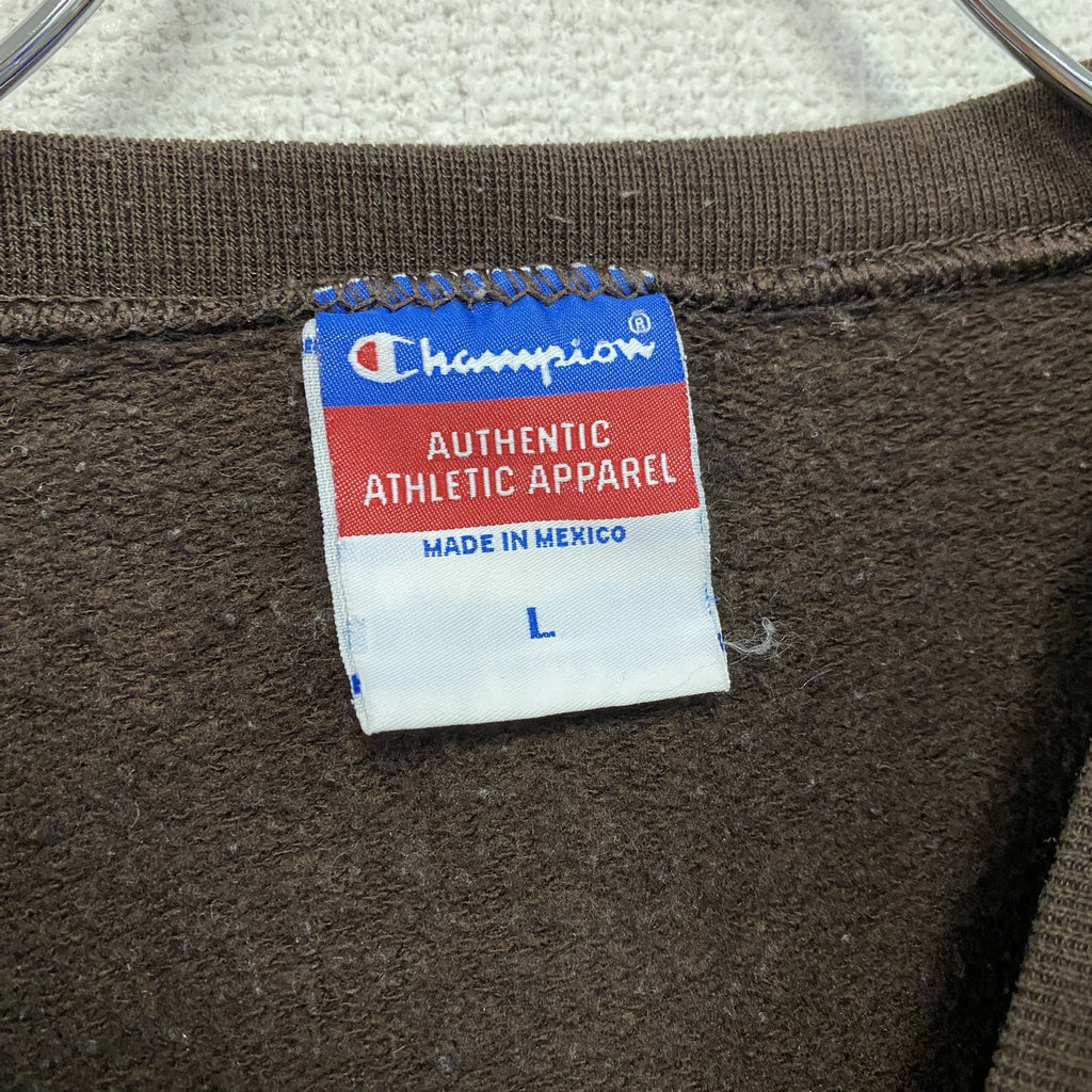 Champion　チャンピオン　スウェット/トレーナー　茶色　ブラウン　Lサイズ　古着