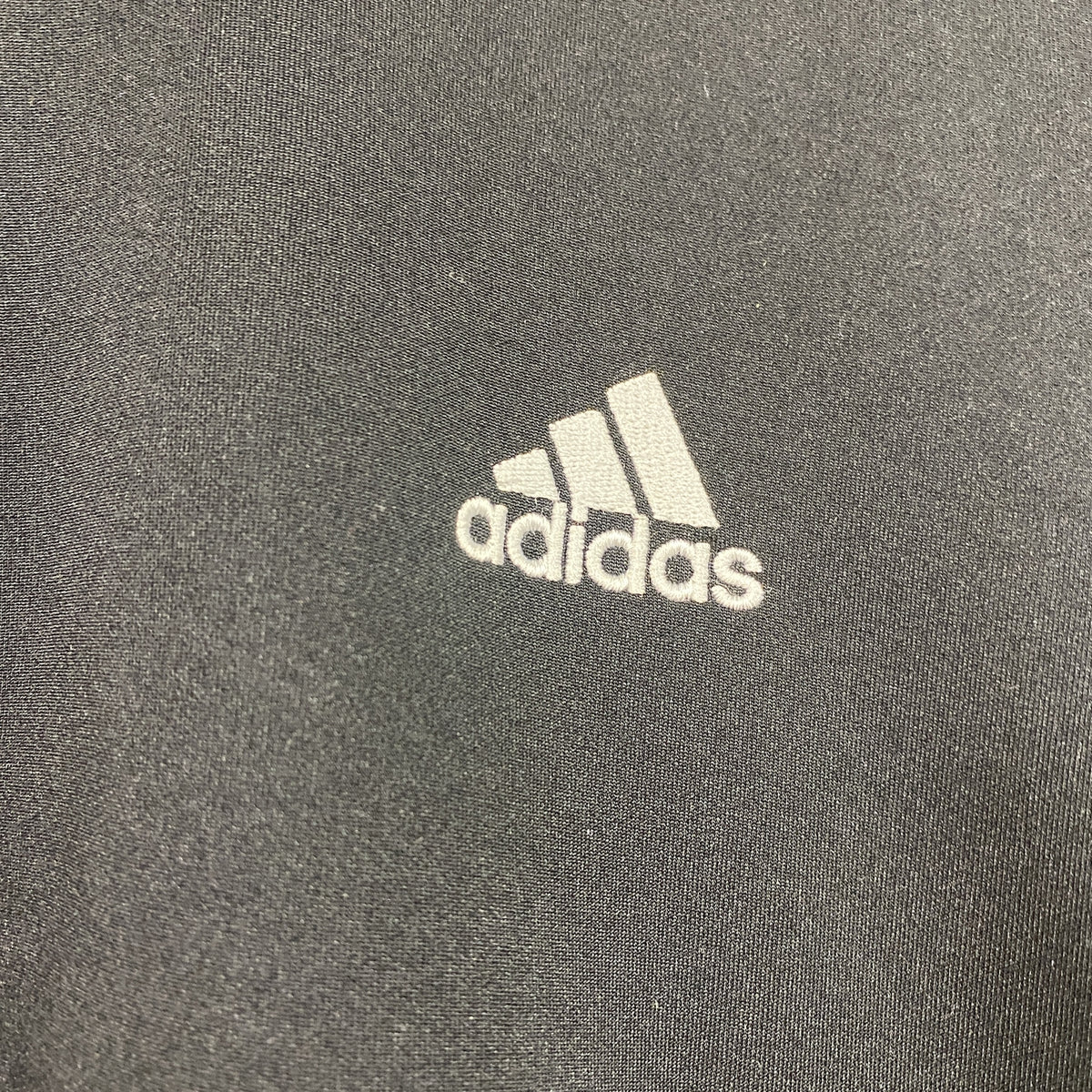 adidas　アディダス　トラックジャケット/ジャージ　黒　ブラック　Mサイズ　古着