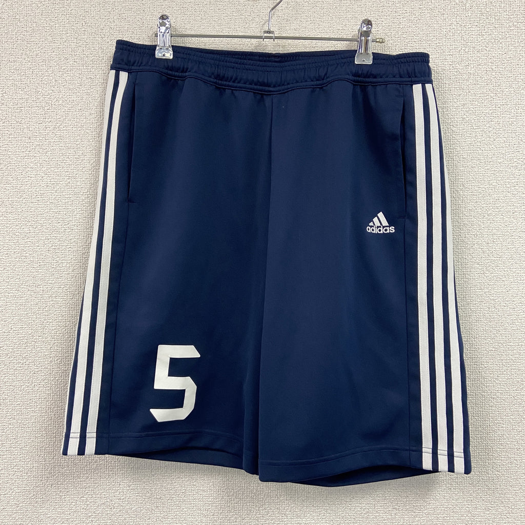 adidas　アディダス　ナイロンハーフパンツ/ショートパンツ　紺　ネイビー　Lサイズ　古着