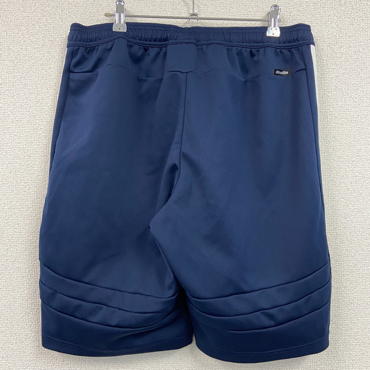adidas　アディダス　ナイロンハーフパンツ/ショートパンツ　紺　ネイビー　Lサイズ　古着