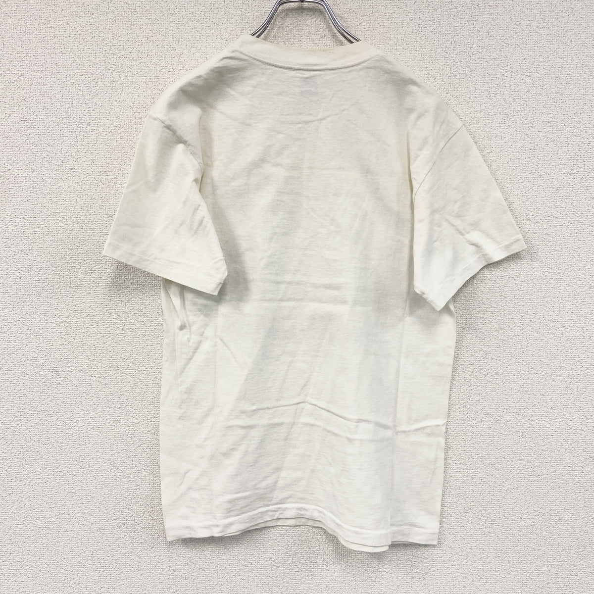 anvil　アンビル　半袖プリントTシャツ　シングルステッチ　ヴィンテージ　白　ホワイト　Mサイズ カットソー メンズ コットン 古着