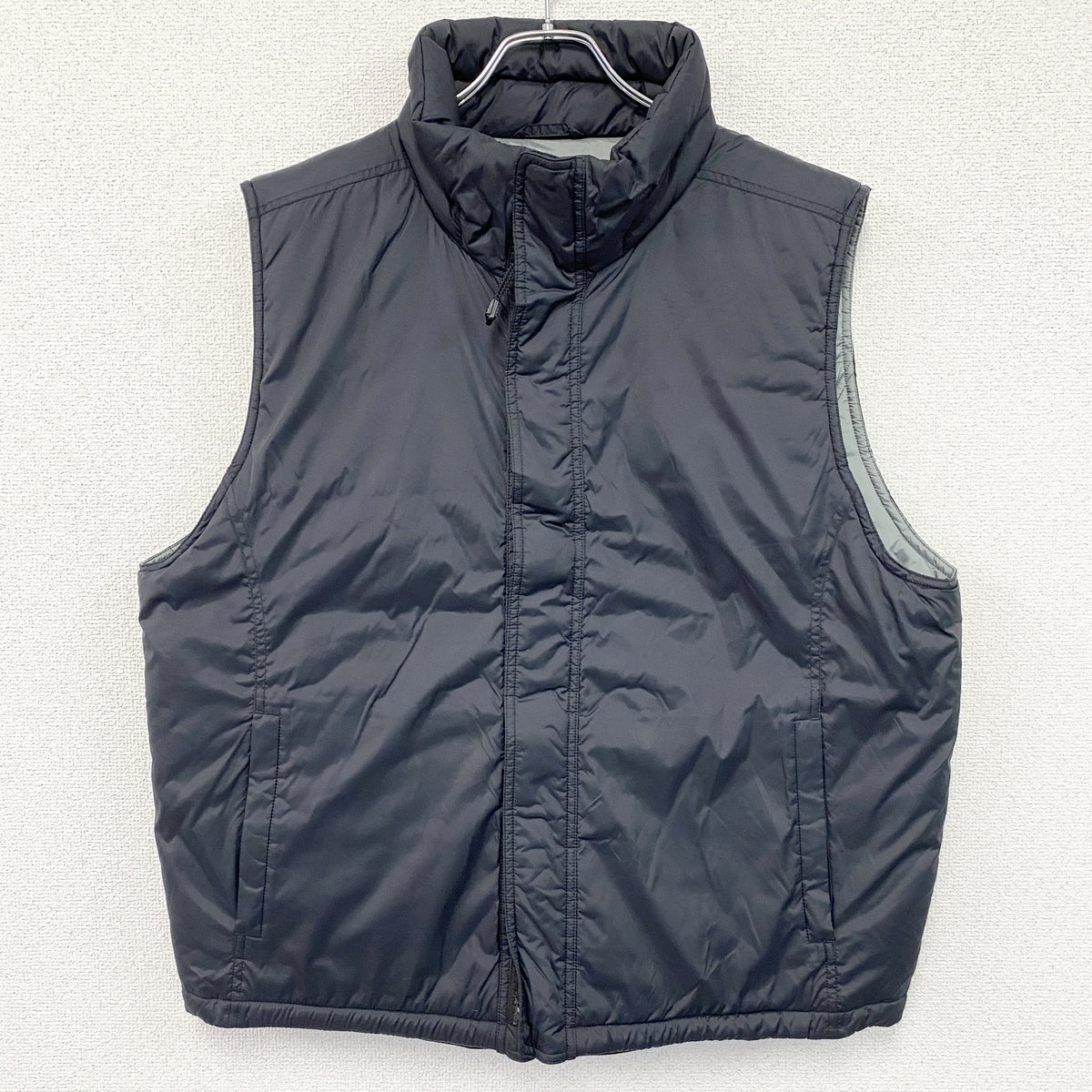 OLD UNIQLO　オールドユニクロ　中綿ベスト　ダークグレー　XLサイズ　古着