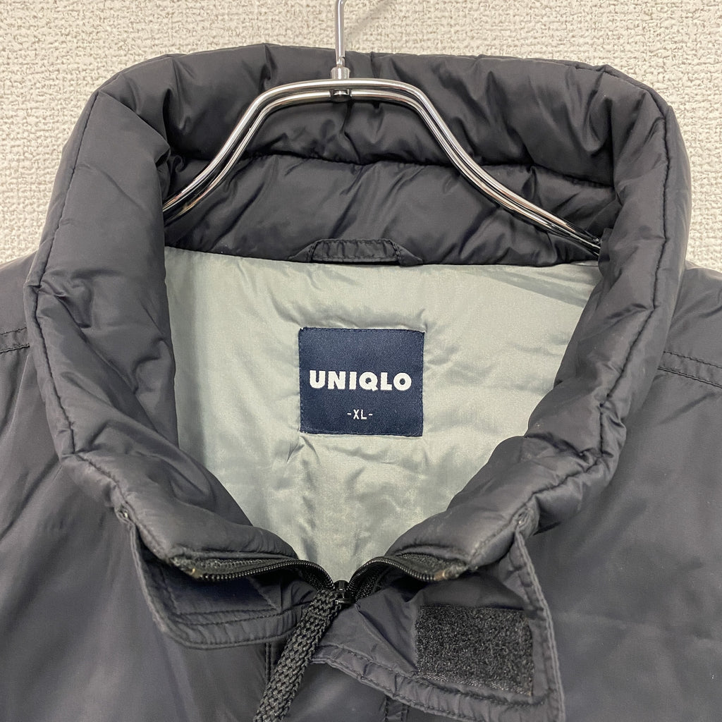OLD UNIQLO　オールドユニクロ　中綿ベスト　ダークグレー　XLサイズ　古着