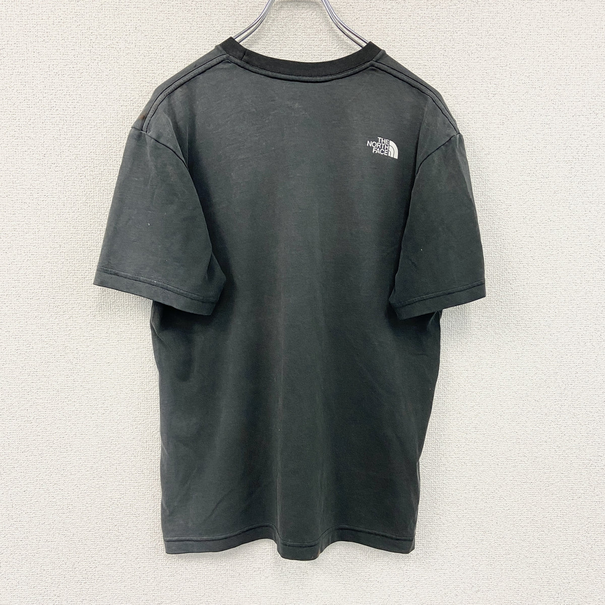THE NORTH FACE　ザ・ノースフェイス　半袖プリントTシャツ　黒　ブラック　Lサイズ　古着