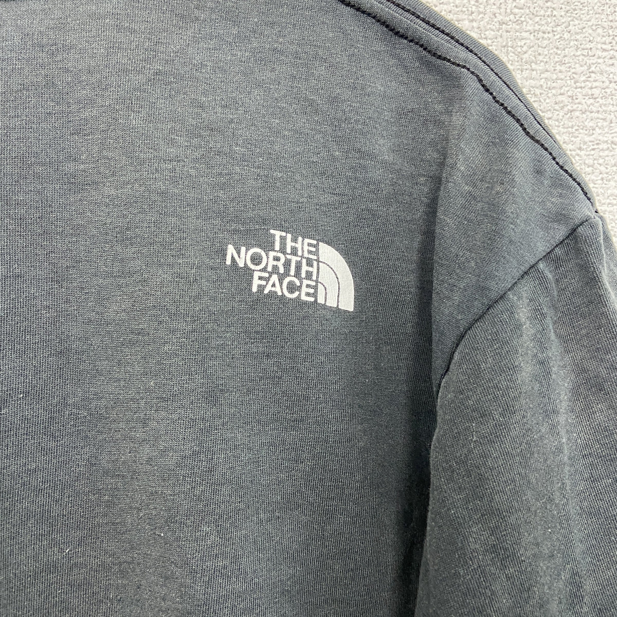 THE NORTH FACE　ザ・ノースフェイス　半袖プリントTシャツ　黒　ブラック　Lサイズ　古着