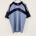 adidas　アディダス　半袖Tシャツ　水色　ライトブルー　Sサイズ　古着