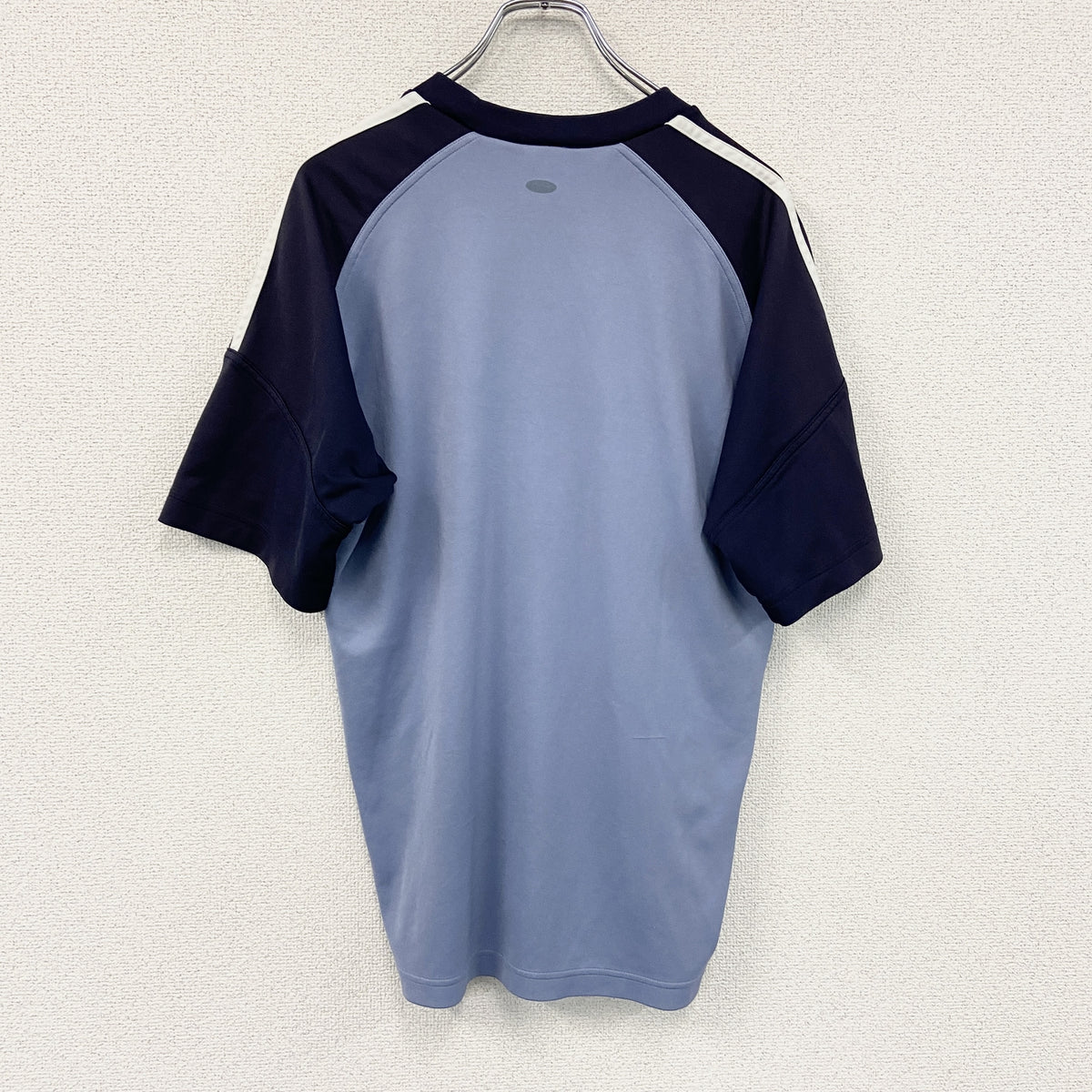 adidas　アディダス　半袖Tシャツ　水色　ライトブルー　Sサイズ　古着