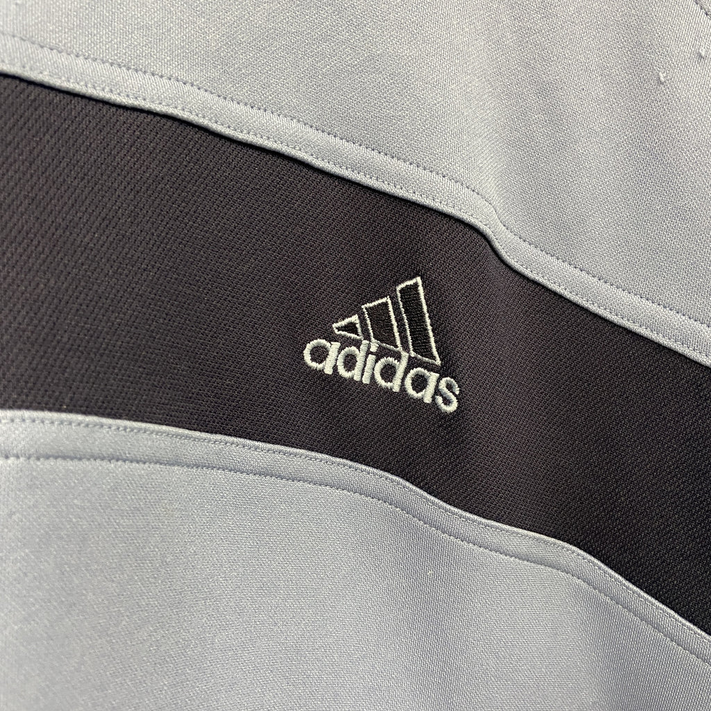 adidas　アディダス　半袖Tシャツ　水色　ライトブルー　Sサイズ　古着