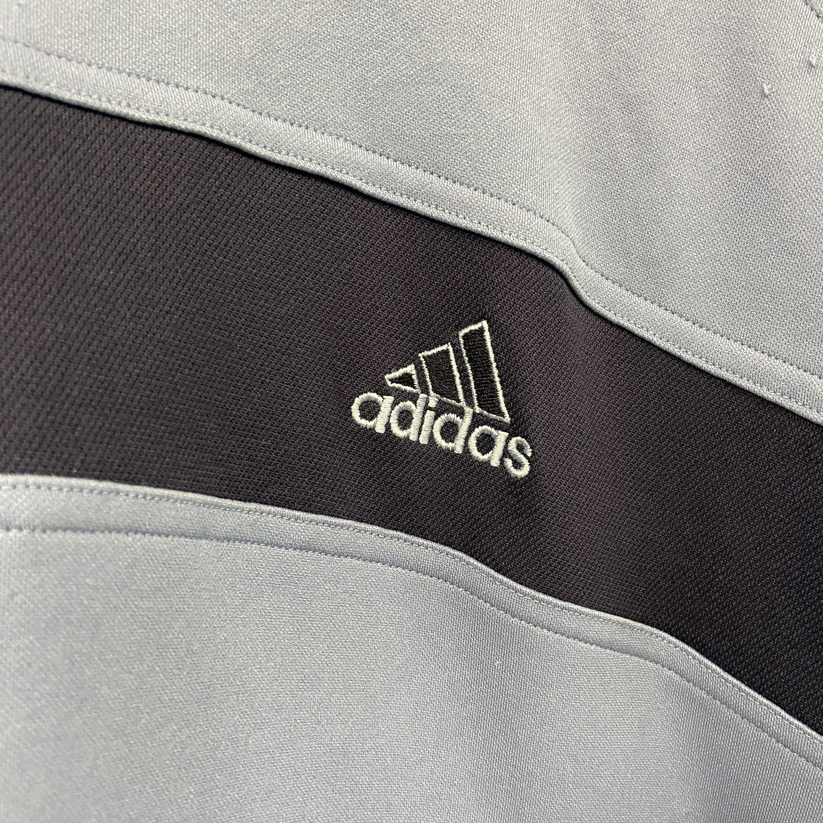 adidas　アディダス　半袖Tシャツ　水色　ライトブルー　Sサイズ　古着