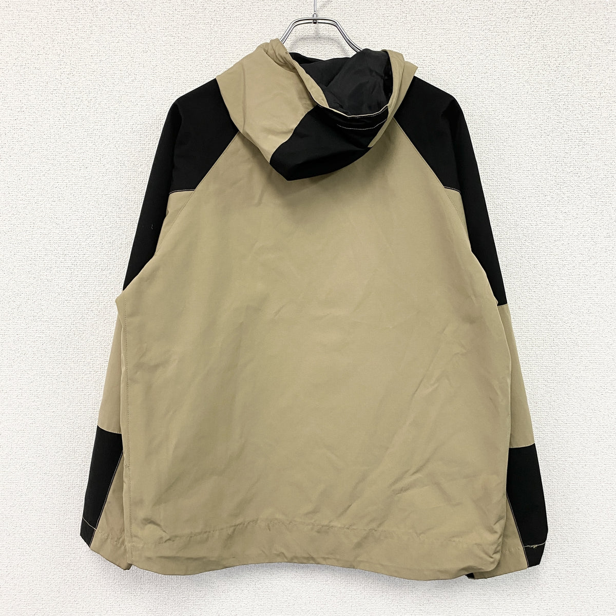 KELTY　ケルティ　coen　コーエン　別注ストームジャケット　マウンテンパーカー　ベージュ　黒　ブラック　XLサイズ　古着
