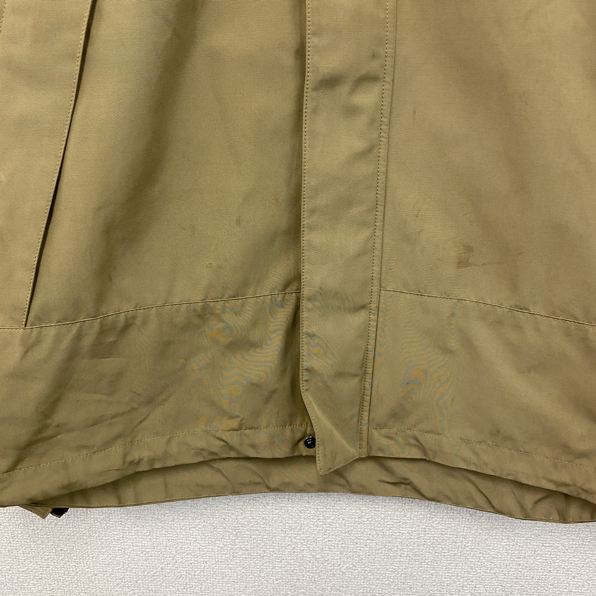 KELTY　ケルティ　coen　コーエン　別注ストームジャケット　マウンテンパーカー　ベージュ　黒　ブラック　XLサイズ　古着