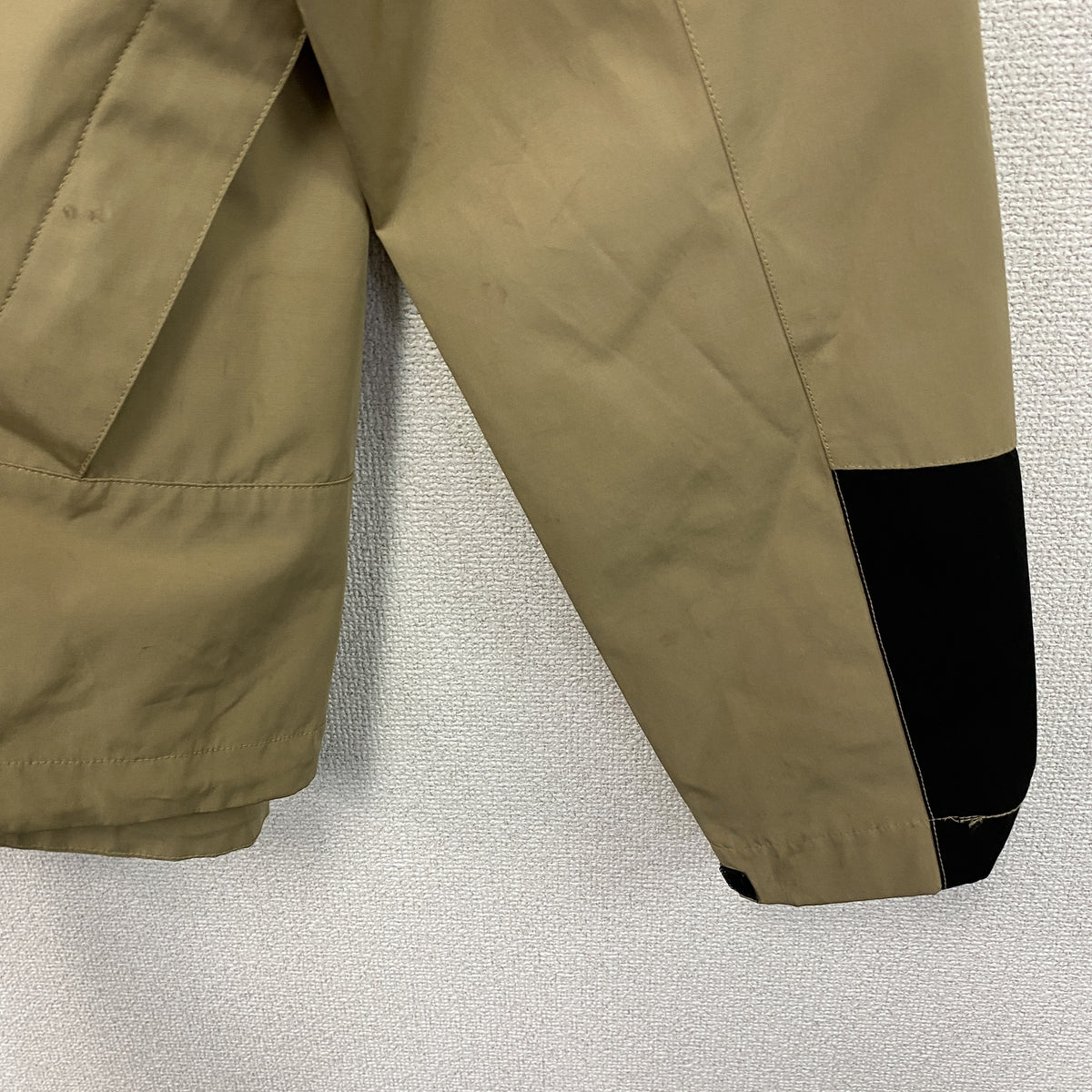 KELTY　ケルティ　coen　コーエン　別注ストームジャケット　マウンテンパーカー　ベージュ　黒　ブラック　XLサイズ　古着