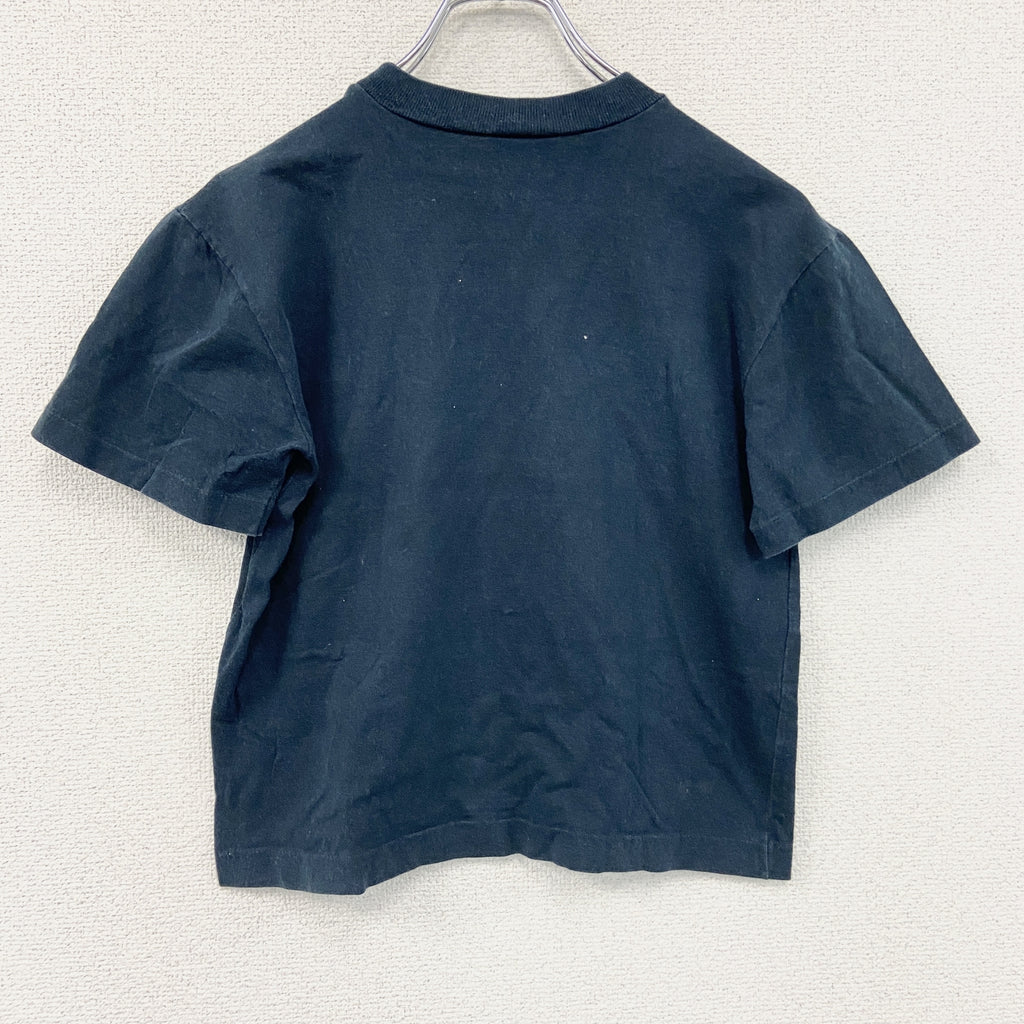Warner Bros　ワーナーブラザーズ　半袖プリントTシャツ　シングルステッチ　ヴィンテージ　黒　ブラック　8サイズ　古着
