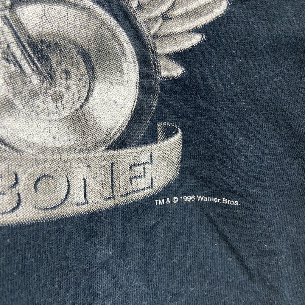 Warner Bros　ワーナーブラザーズ　半袖プリントTシャツ　シングルステッチ　ヴィンテージ　黒　ブラック　8サイズ　古着