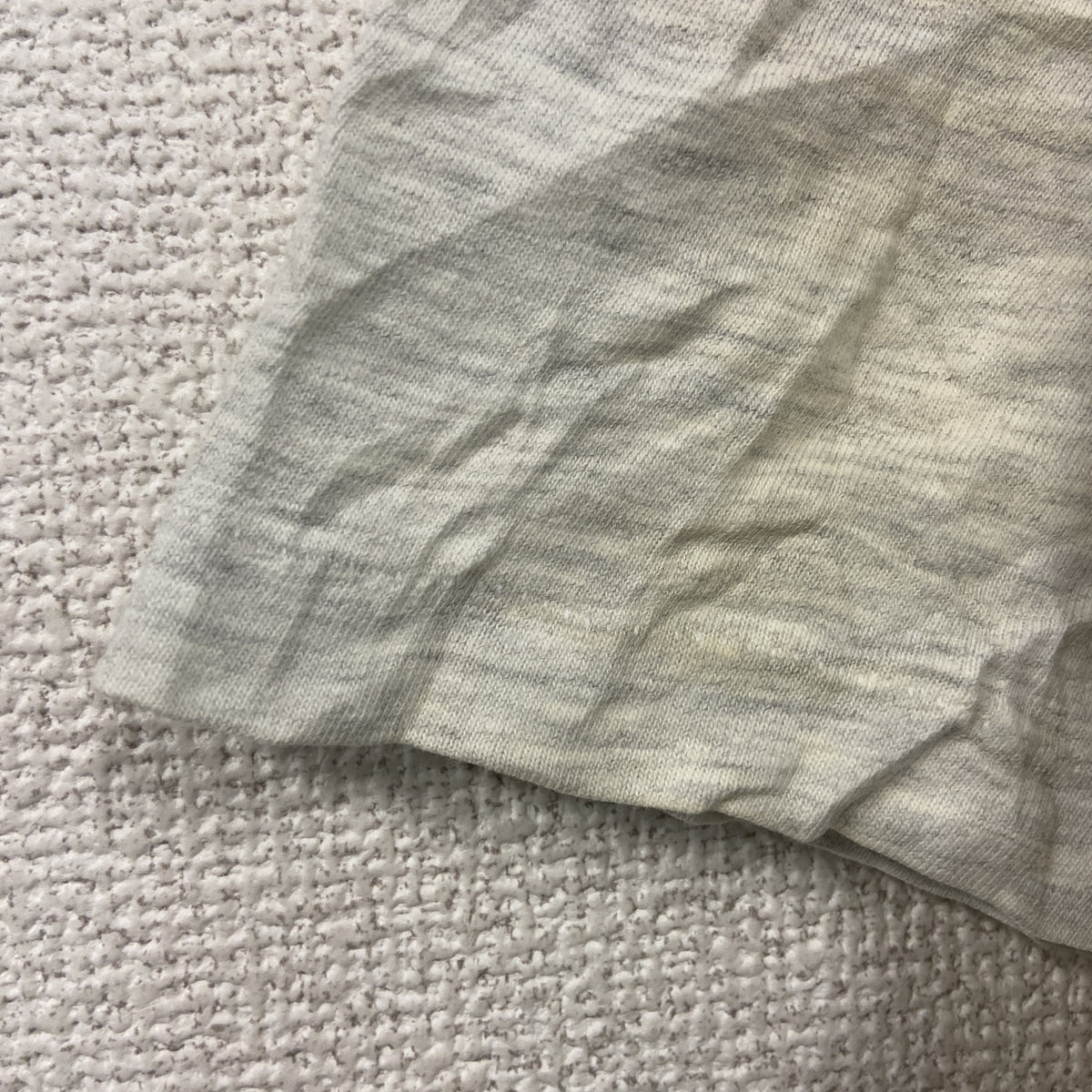 Hanes　ヘインズ　半袖プリントTシャツ　シングルステッチ　ヴィンテージ　霜降りグレー　Mサイズ カットソー メンズ コットン 古着