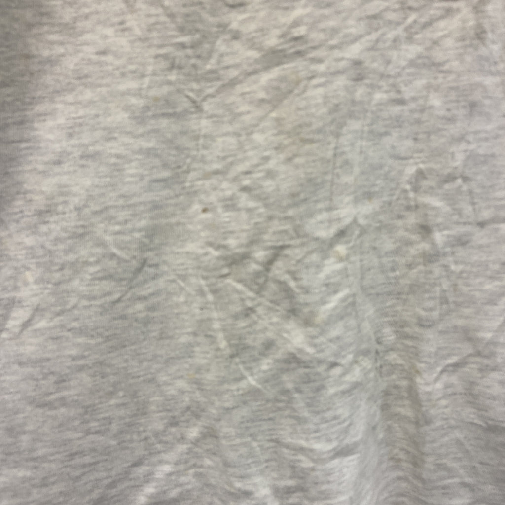 Hanes　ヘインズ　半袖プリントTシャツ　シングルステッチ　ヴィンテージ　霜降りグレー　Mサイズ カットソー メンズ コットン 古着