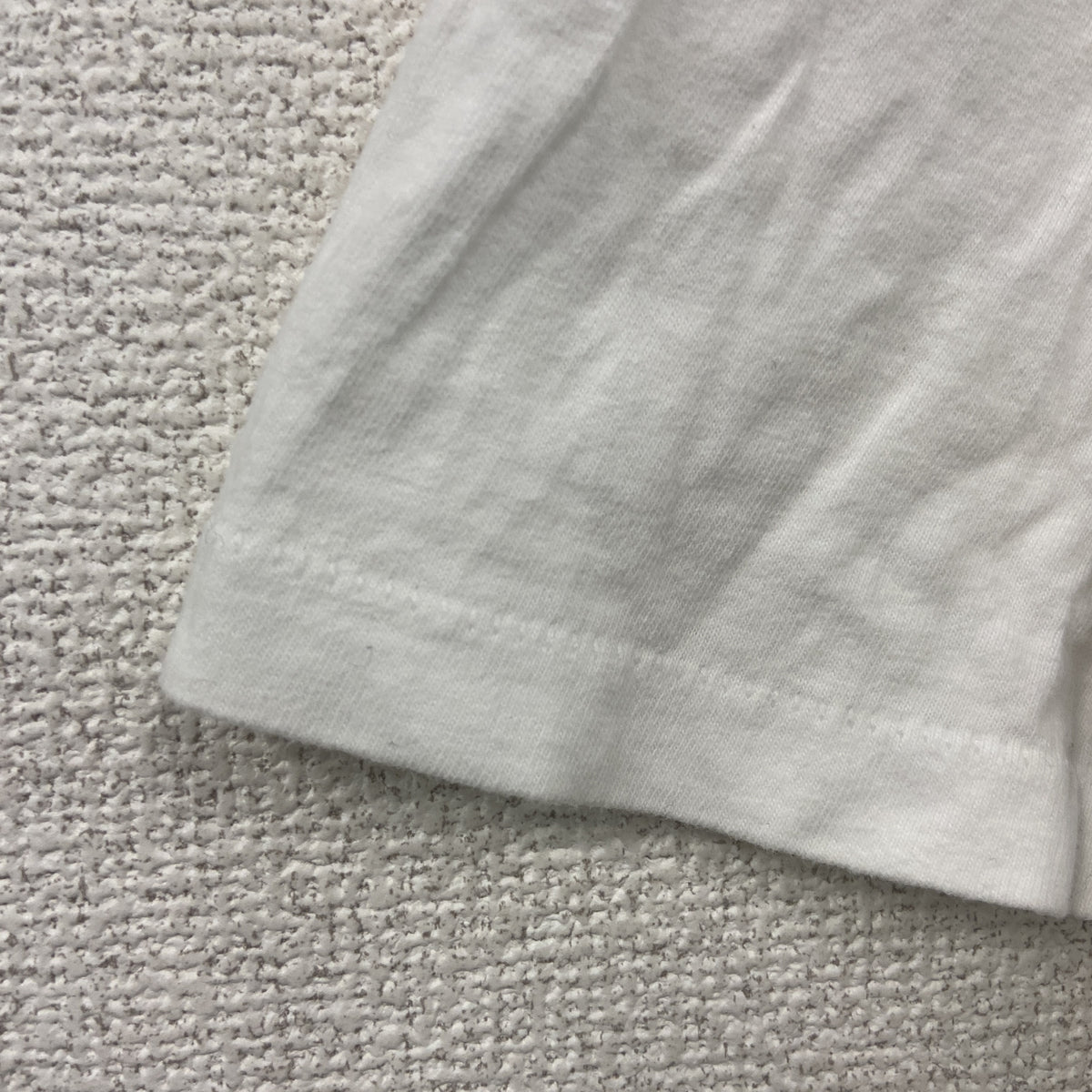 Hanes　ヘインズ　半袖プリントTシャツ　シングルステッチ　ヴィンテージ　白　ホワイト　XLサイズ カットソー メンズ コットン 古着